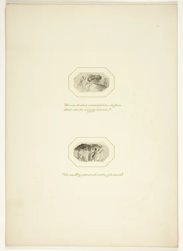 Study for a plate from The Task by Thomas Stothard, drawing, 1795-1805