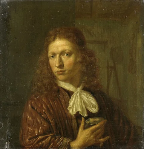 Self Portrait by Jan van Haensbergen, painting, 1660-1680