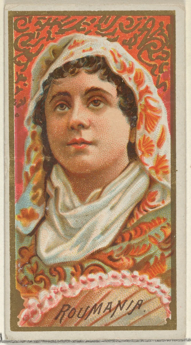 Roumania, from the Types of All Nations series (N24) for Allen & Ginter Cigarettes by Allen & Ginter, print, 1889