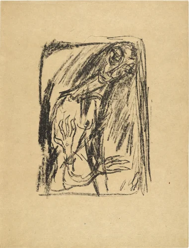 Transience (Vergänglichkeit) (plate, loose leaf) from the periodical Das Kunstblatt, vol. 2, no. 5 (May 1918) by Otto Gleichmann, print, 1918