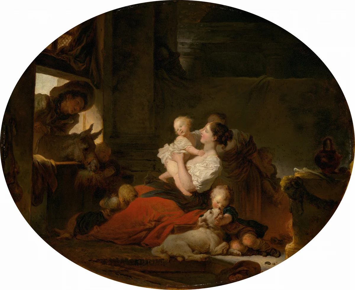 The Happy Family by Jean Honoré Fragonard, painting, 1775