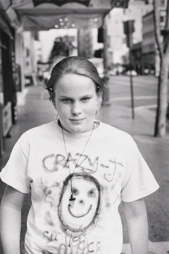 Kato, Hollywood Boulevard by Jim Goldberg, photograph, 1990
