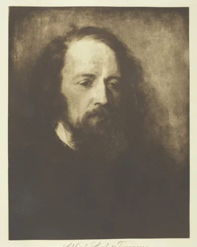 Alfred, Lord Tennyson by Henry Herschel Hay Cameron, print, 1888-1898
