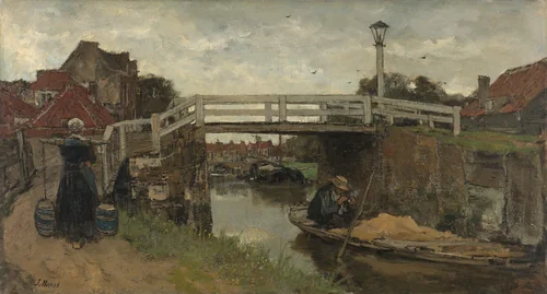 The Bridge by Jacob Maris, painting, 1879