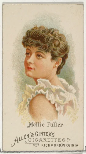 Mollie Fuller, from World's Beauties, Series 1 (N26) for Allen & Ginter Cigarettes by Allen & Ginter, print, 1888