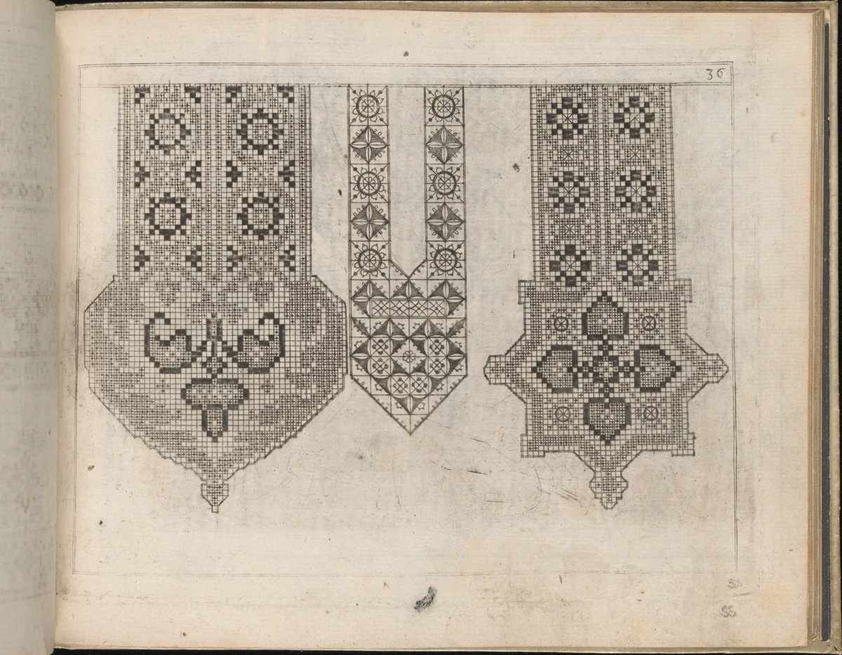 Newes Modelbuch in Kupffer (Page 44r) by Johann Sibmacher, book, 1604