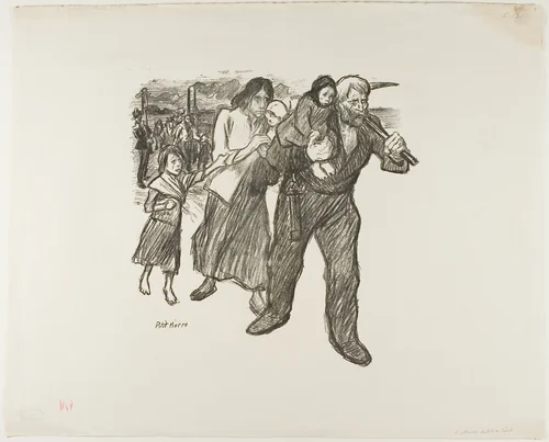 Outrage in the Pas-de-Calais by Théophile Alexandre Steinlen, print, 1893