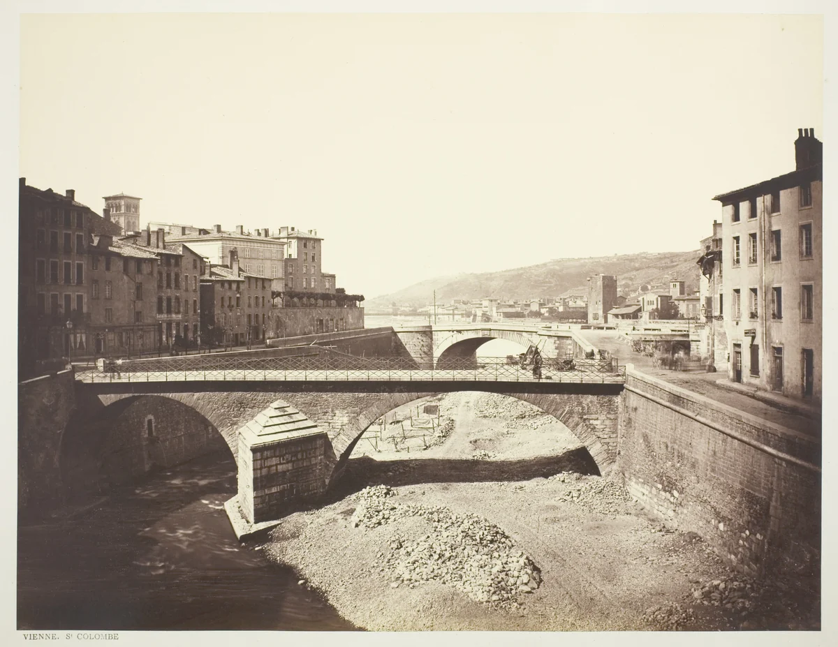 Vienne St. Colombe by Édouard Baldus, photograph, 1855-1865