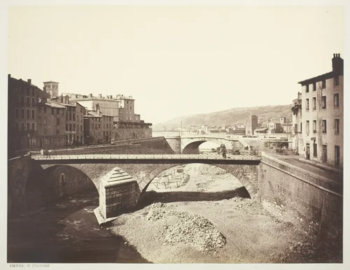 Vienne St. Colombe by Édouard Baldus, photograph, 1855-1865