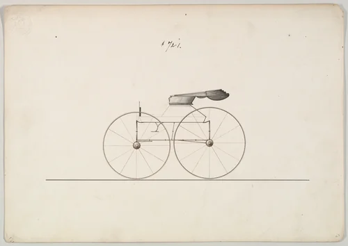 Design for Wagon, no. 721 by Brewster & Co., drawing, 1850-1870