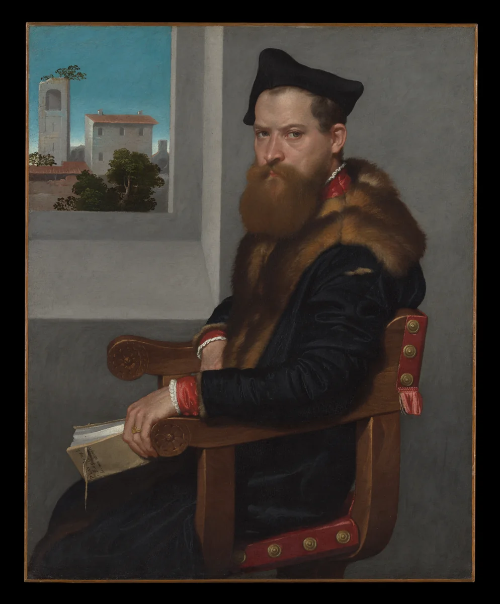 Bartolomeo Bonghi (died 1584) by Giovanni Battista Moroni, painting, 1553-1559