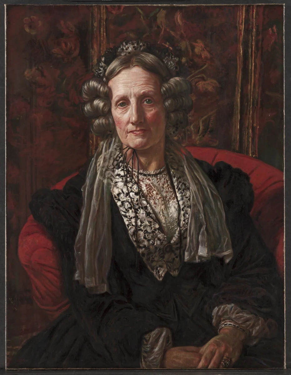 Mary Walker Waugh by William Holman Hunt, painting, 1868