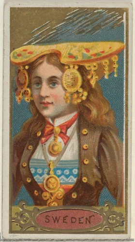 Sweden, from the Types of All Nations series (N24) for Allen & Ginter Cigarettes by Allen & Ginter, print, 1889