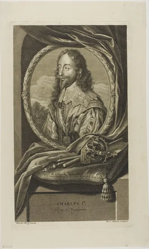 Charles I, King of England by Benoît Audran I, print, 1697