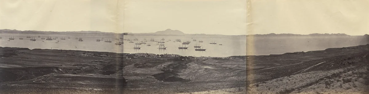 Talien Whan Bay by Felice Beato, photograph, 1860