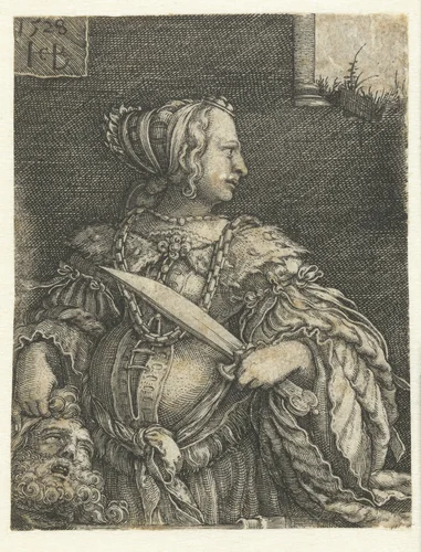 Judith met het hoofd van Holofernes by Unknown, print, 1528