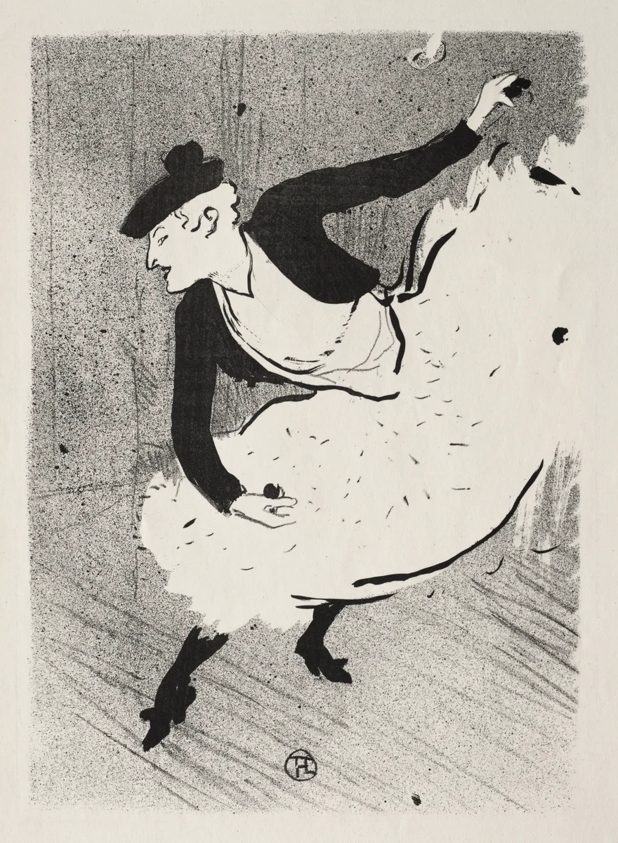 Edmée Lescot by Henri de Toulouse-Lautrec, print, 1893