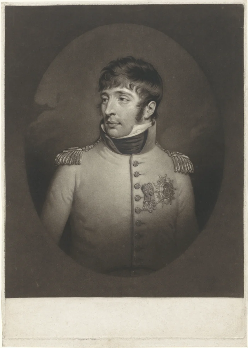 Portret van Lodewijk Napoleon, koning van Holland by Charles Howard Hodges, print, 1806-1810