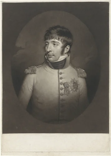 Portret van Lodewijk Napoleon, koning van Holland by Charles Howard Hodges, print, 1806-1810