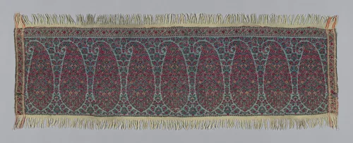 Shawl Border Fragment by India, textile, 1815-1820