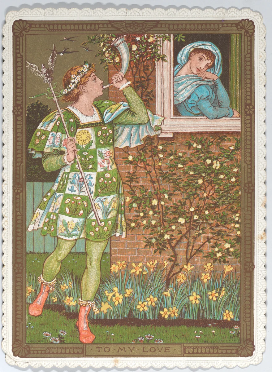 Valentine by Walter Crane, other, 1876