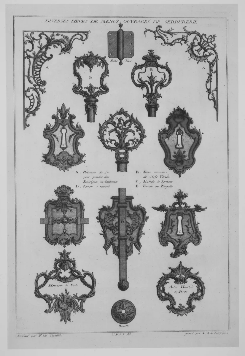 Morceaux de Caprice (1er - 20ième Livre) (Sammelwerk, 2. Reihe) by François de Cuvilliés the Younger, book, 1745-1756