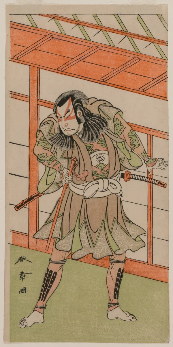 The Actor Onoe Matsusuke by Katsukawa Shunshô (勝川春章), print, 1726-1792
