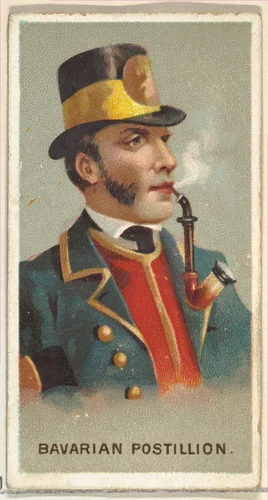 Bavarian Postillion, from World's Smokers series (N33) for Allen & Ginter Cigarettes by Allen & Ginter, print, 1888