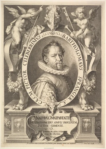 Bartholomeus Spranger by Jan Muller, print, 1616-1620
