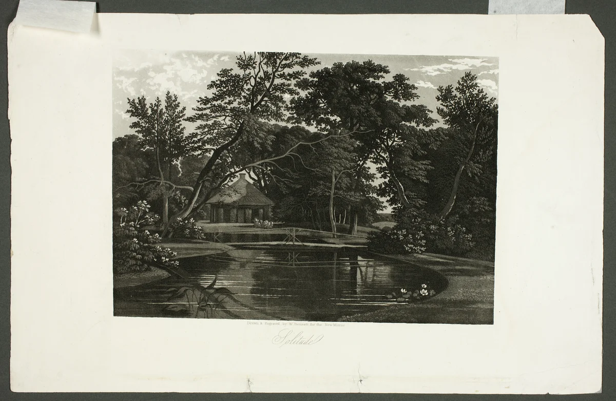 Solitude by William James Bennett, print, 1843