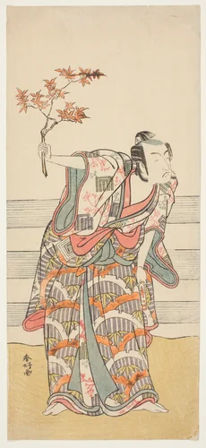 Actor Ichikawa Monnosuke II in an Unidentified Role by Katsukawa Shunkō (勝川春好), print, 1780-1790