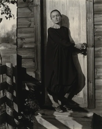 Georgia O'Keeffe by Alfred Stieglitz, photograph, 1920