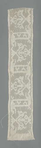 Border (From a Cover) by Southern Italy or Sicily, textile, 1675-1700