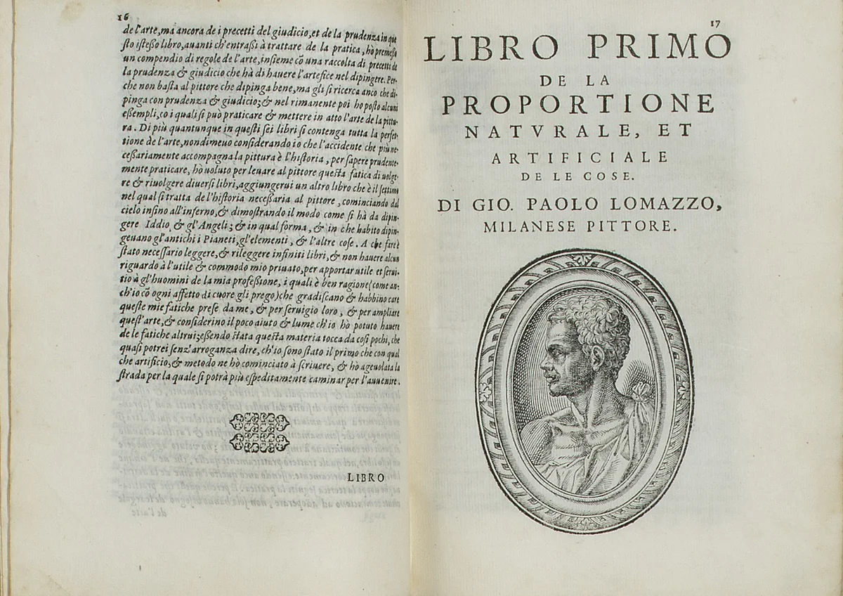 Trattato dell' arte della pittura, scultura et architetettura by Giovanni Paolo Lomazzo, artwork, 1585