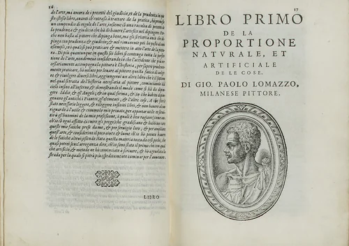 Trattato dell' arte della pittura, scultura et architetettura by Giovanni Paolo Lomazzo, artwork, 1585