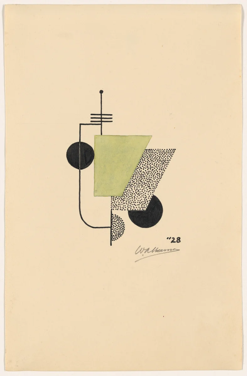 Untitled by Wobbe Alkema, drawing, 1928