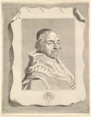 François-Théodore de Nesmond by Claude Mellan, print, 1656-1666