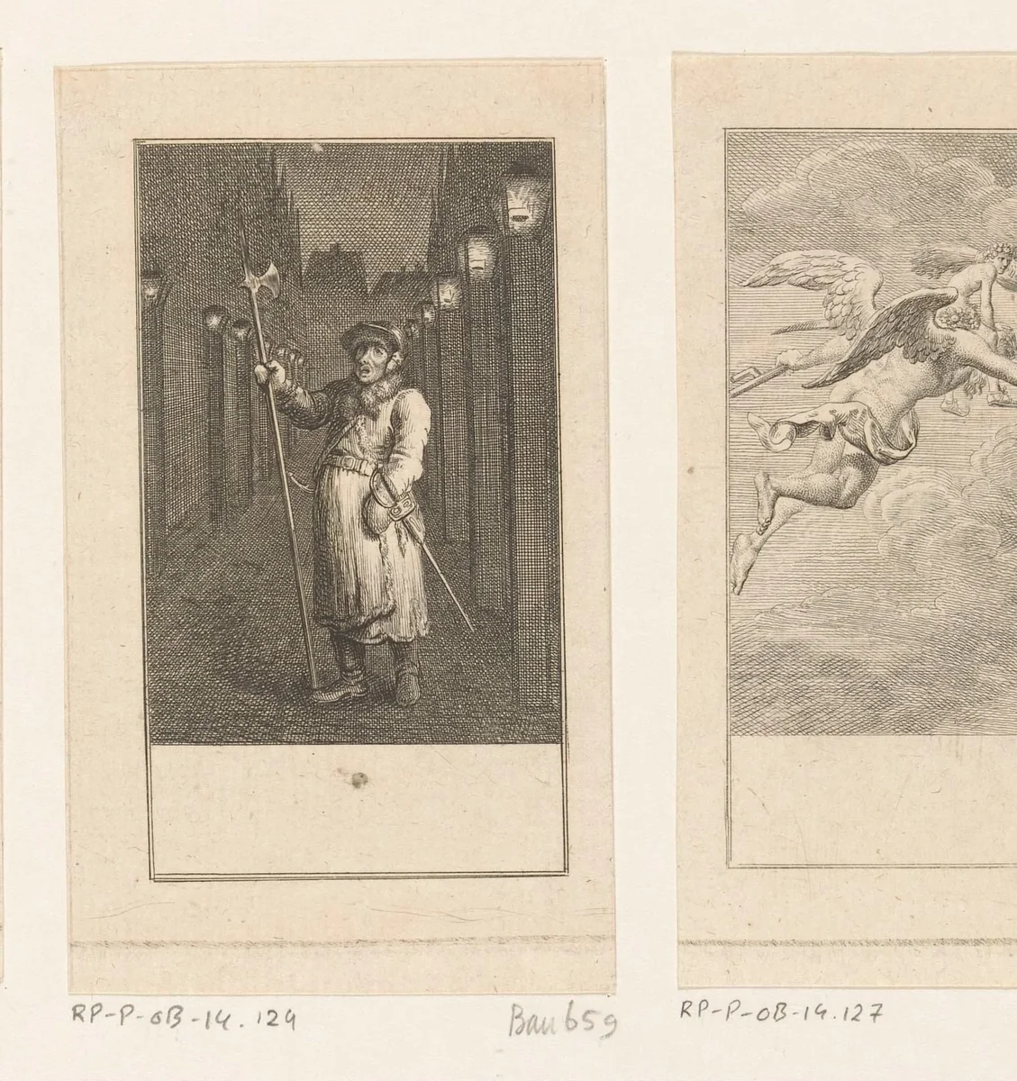 Nachtwaker by Daniel Nikolaus Chodowiecki, print, 1779