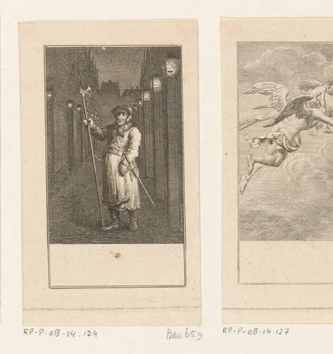 Nachtwaker by Daniel Nikolaus Chodowiecki, print, 1779
