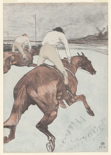 Le Jockey by Henri de Toulouse-Lautrec, print, 1899
