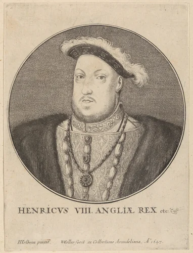Henricus VIII Angliae Rex etc. by Wenceslaus Hollar, print, 1647