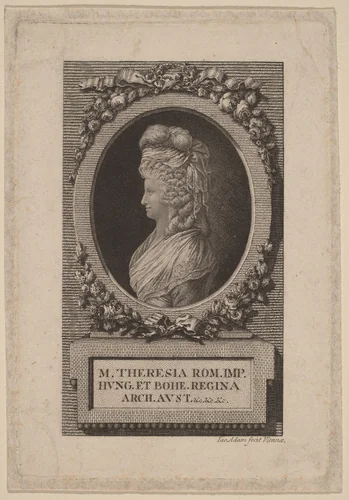 Marie-Thérèse, Holy Roman Empress by Jacob Adam, print, 1748-1811