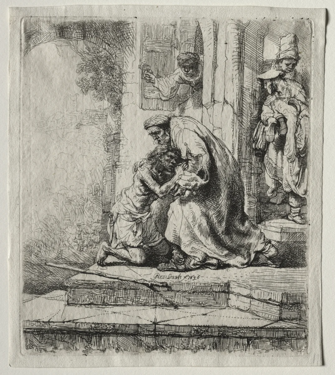 Return of the Prodigal Son by Rembrandt van Rijn, print, 1636