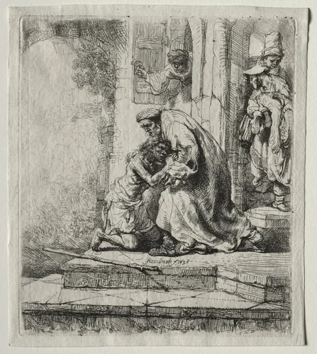 Return of the Prodigal Son by Rembrandt van Rijn, print, 1636