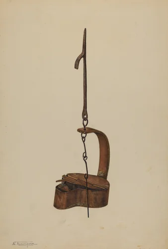 Betty Lamp by Nicholas Acampora, index of american design, 1939