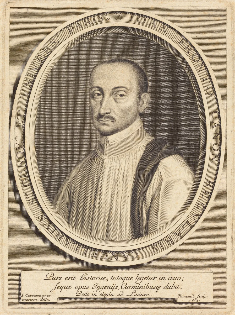 Jean Fronteau by Robert Nanteuil, print, 1663