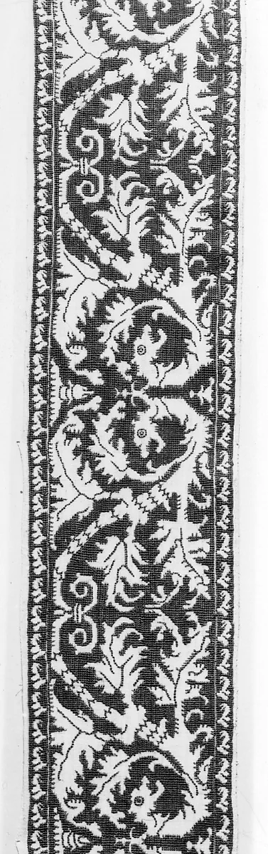 Border by Italy, textile, 1601-1700