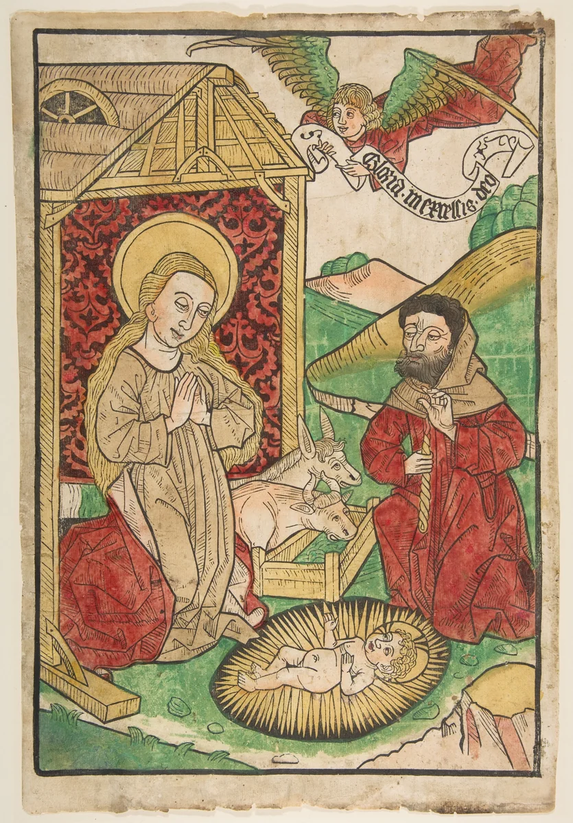 The Nativity by Wolfgang, print, 1460-1480