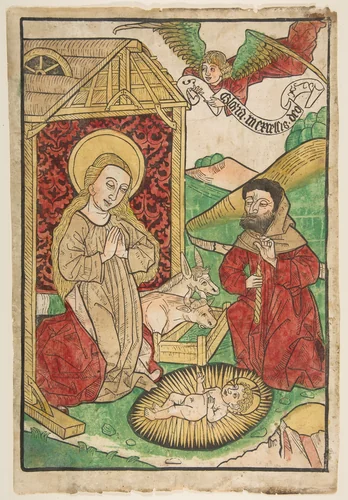 The Nativity by Wolfgang, print, 1460-1480