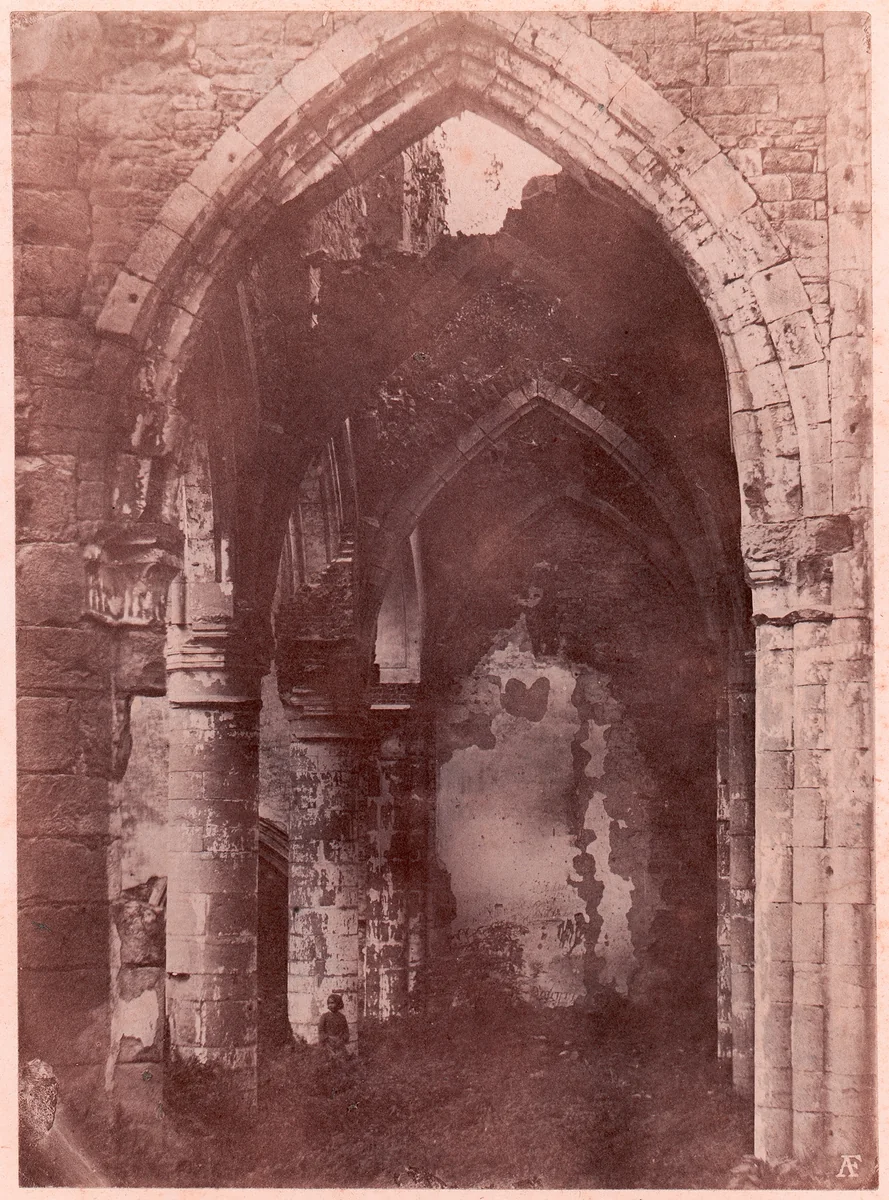 Ruines gothiques by A. Fays, photograph, 1850-1853
